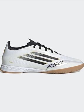 Brand New adidas F50 pro Indoor Trainer - White/Black/Gold metallic